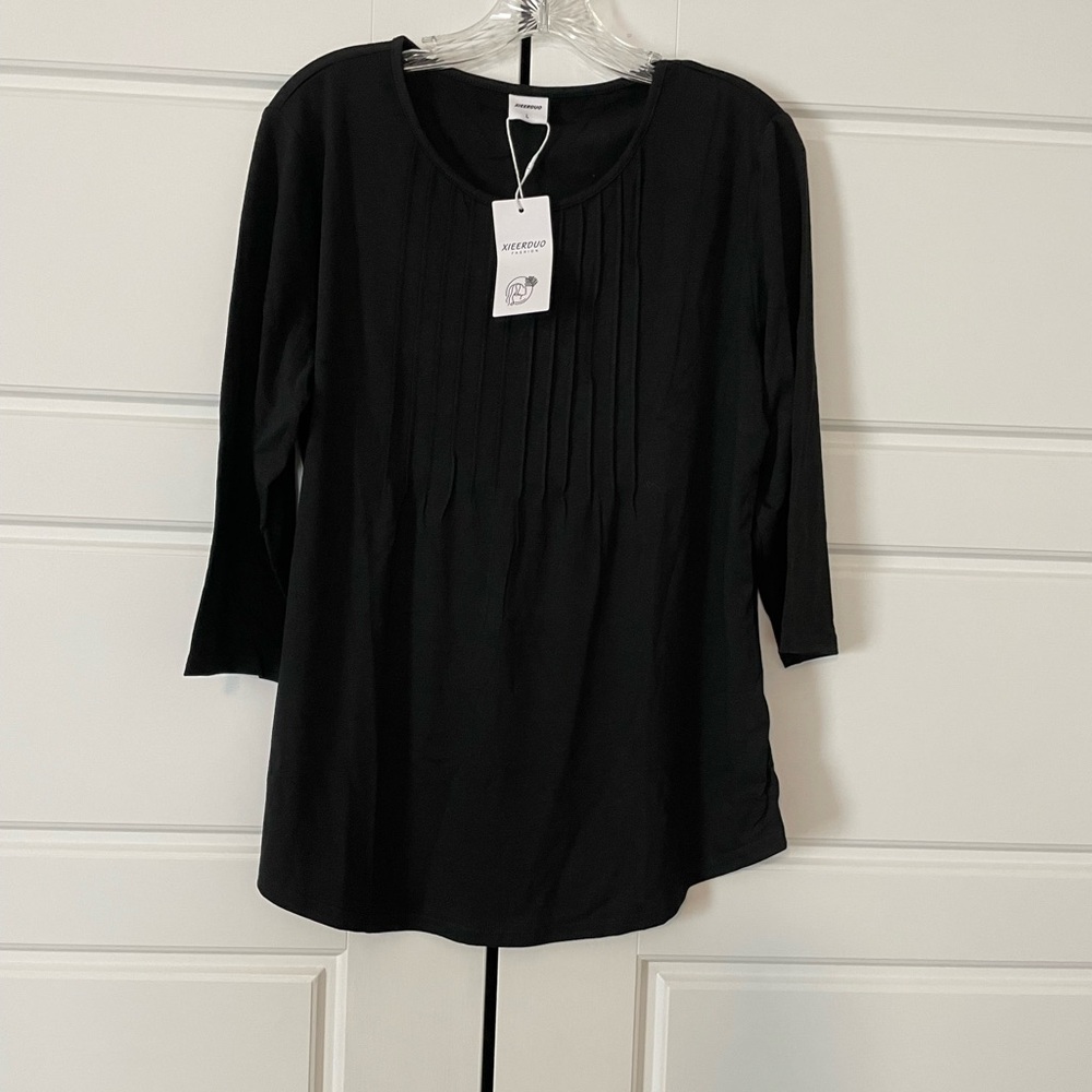 Elegant Black Women's Blouse